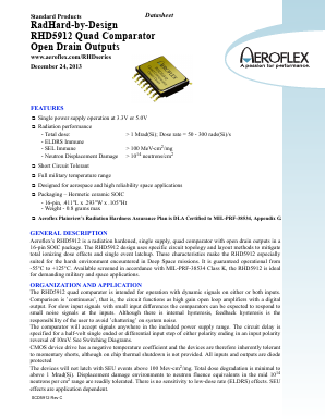 RHD5912-201-2S Datasheet PDF Aeroflex Corporation