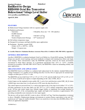 RHD5980-901-1S Datasheet PDF Aeroflex Corporation