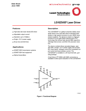 TF1006A Datasheet PDF Agere -> LSI Corporation