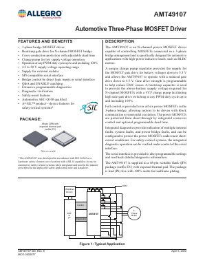 AMT49107 Datasheet PDF Allegro MicroSystems