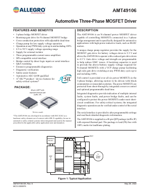 AMT49106 Datasheet PDF Allegro MicroSystems