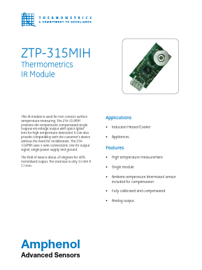 ZTP-315MIH Datasheet PDF Amphenol Aerospace