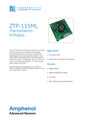 ZTP-115ML Datasheet PDF Amphenol Aerospace