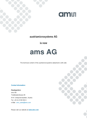 AS1330 Datasheet PDF austriamicrosystems AG