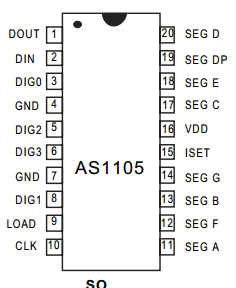 AS1105WE4 Datasheet PDF austriamicrosystems AG
