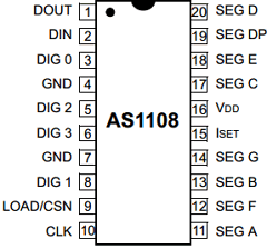 AS1108WL Datasheet PDF austriamicrosystems AG