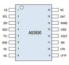AS3930-BQFT Datasheet PDF austriamicrosystems AG
