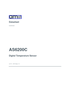 AS6200C-AWLT-L Datasheet PDF austriamicrosystems AG