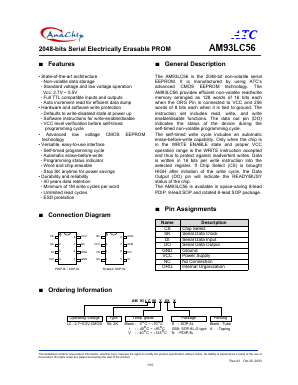 AM93LC56INA Datasheet PDF Anachip Corporation