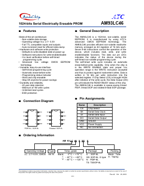 AM93LC46IN Datasheet PDF Anachip Corporation