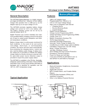 AAT3683IOQ-4.2-2-T1 Datasheet PDF Analog Technology Inc