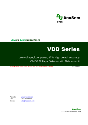 VDD221LCTA Datasheet PDF AnaSem Semiconductors
