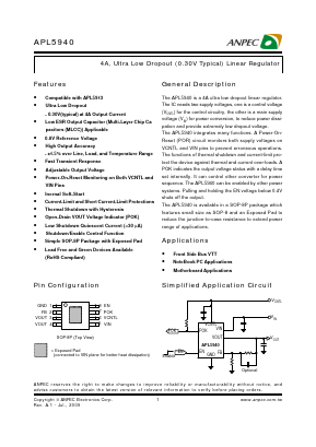 APL5940KAI-TRG Datasheet PDF Anpec Electronics
