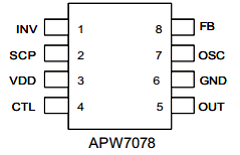 APW7078OI-TU Datasheet PDF Anpec Electronics