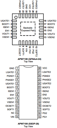 APW7108NI-TRG Datasheet PDF Anpec Electronics