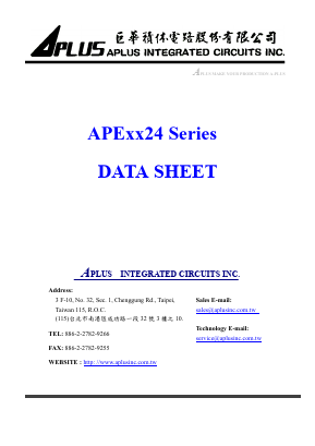 APEXX24 Datasheet PDF APLUS INTEGRATED CIRCUITS