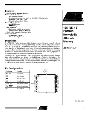 AT28C16-15 Datasheet PDF Atmel Corporation