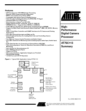 AT76C113-H Datasheet PDF Atmel Corporation