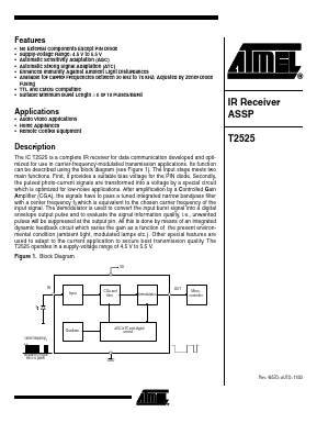 T2525N676 Datasheet PDF Atmel Corporation