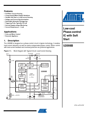 U2008B-XFPG3Y Datasheet PDF Atmel Corporation