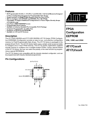 AT17C65A-10JI Datasheet PDF Atmel Corporation