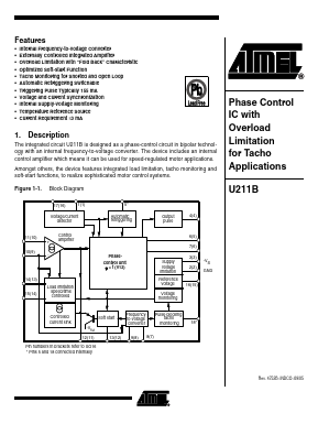 U211B-XFPG3Y Datasheet PDF Atmel Corporation