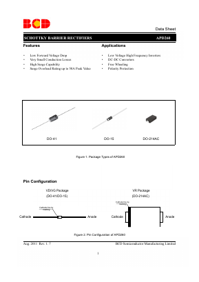 APD260 Datasheet PDF BCD Semiconductor
