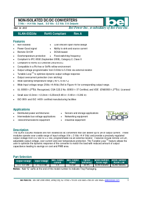 SLAN-03D2AX Datasheet PDF Bel Fuse Inc.