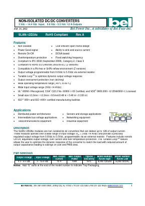 SLAN-12D2AX Datasheet PDF Bel Fuse Inc.