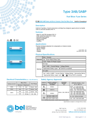 3AP2-R Datasheet PDF Bel Fuse Inc.