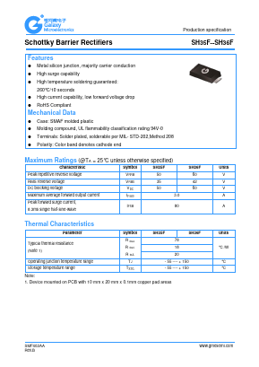 SH35F Datasheet PDF Galaxy Semi-Conductor