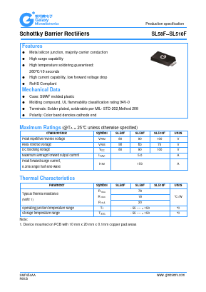 SL510F Datasheet PDF Galaxy Semi-Conductor