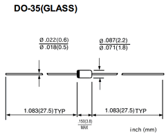 MTZJ8.2D Datasheet PDF Galaxy Semi-Conductor