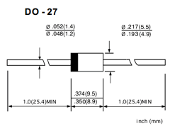 BYW96D Datasheet PDF Galaxy Semi-Conductor
