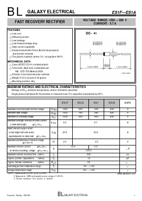 ES1_ Datasheet PDF Galaxy Semi-Conductor