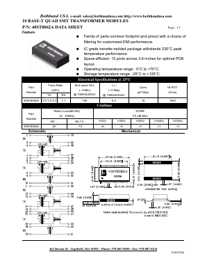 40ST8062A Datasheet PDF Bothhand USA, LP.