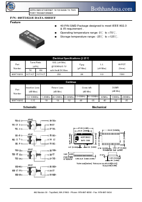40ST1021E Datasheet PDF Bothhand USA, LP.