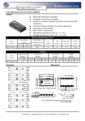 40ST1041AX-FLF Datasheet PDF Bothhand USA, LP.