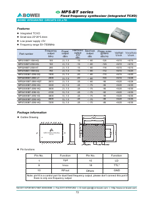 MPS2000BT-20M-LT Datasheet PDF BOWEI Integrated Circuits CO.,LTD.
