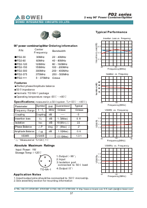 PD2-150 Datasheet PDF BOWEI Integrated Circuits CO.,LTD.
