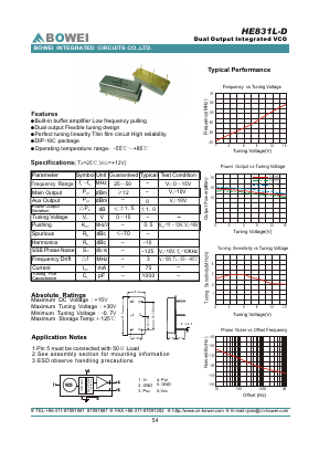 HE831L-D Datasheet PDF BOWEI Integrated Circuits CO.,LTD.