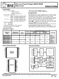 BS62UV2006DIG10 Datasheet PDF Brilliance Semiconductor