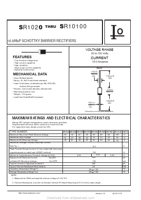 SR1020 Datasheet PDF Bytesonic Electronics Co., Ltd.