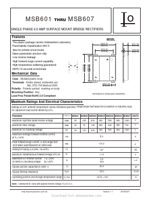 MSB603 Datasheet PDF Bytesonic Electronics Co., Ltd.