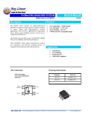 B3520 Datasheet PDF Bay Linear