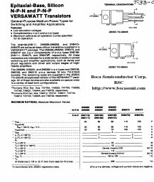 2N6109 Datasheet PDF Boca Semiconductor