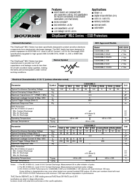 CG0603MLC-05LE Datasheet PDF Bourns, Inc