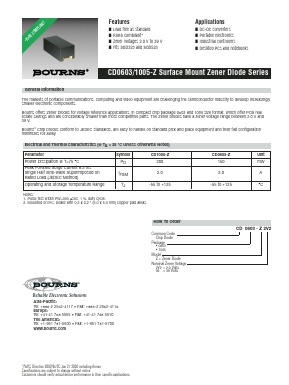 CD0603-Z Datasheet PDF Bourns, Inc