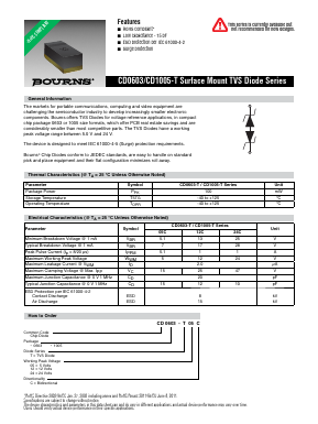 CD1005-T Datasheet PDF Bourns, Inc