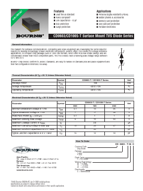 CD1005-T Datasheet PDF Bourns, Inc